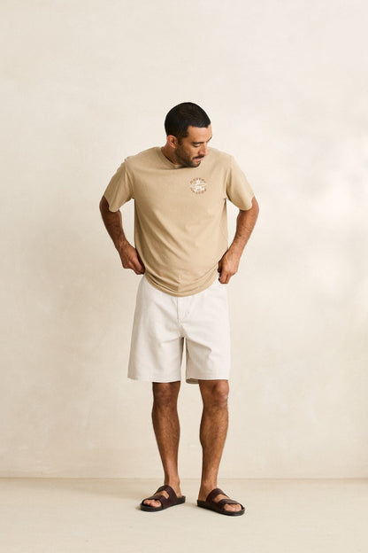 Rhythm Relaxed Herringbone Short Sand