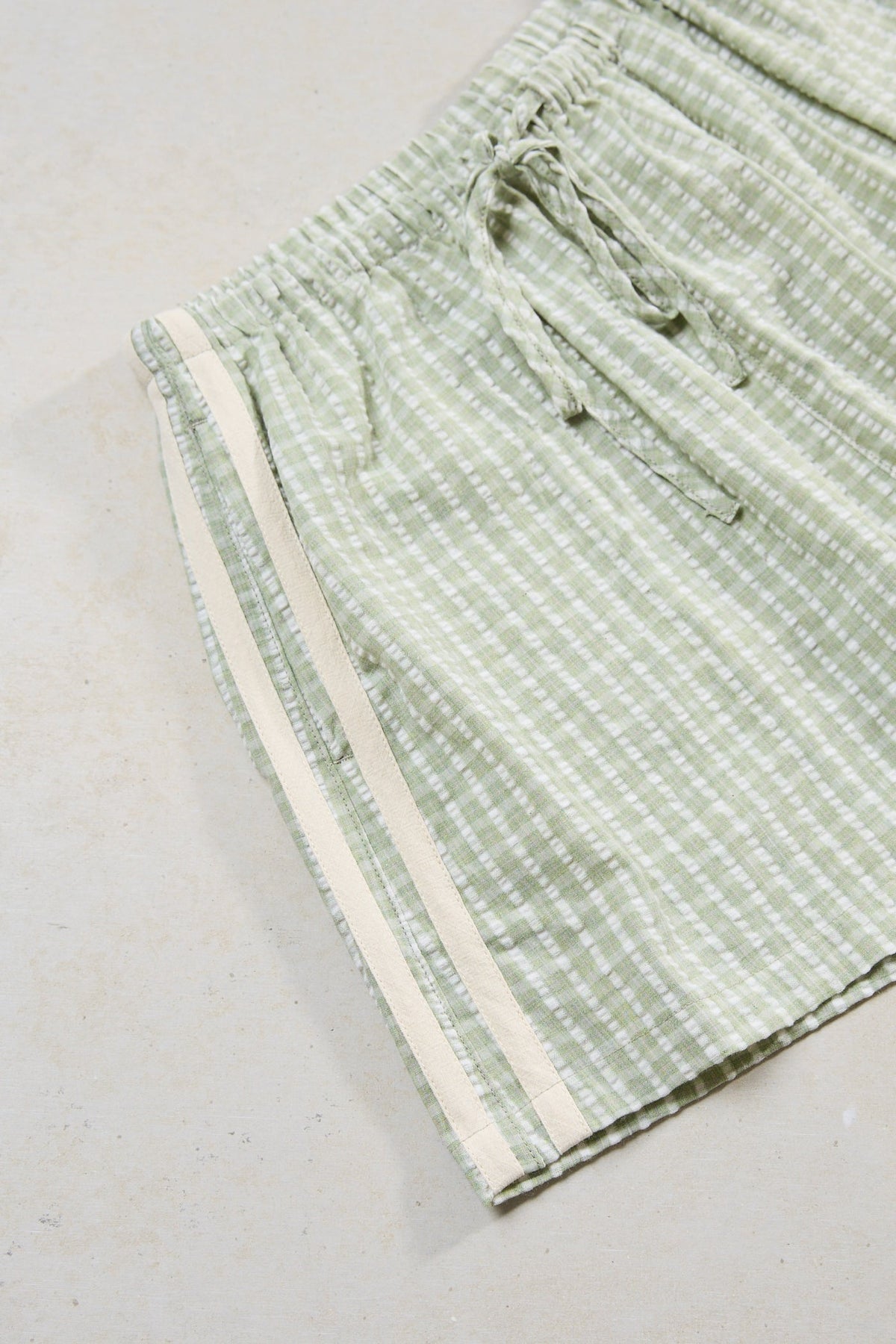 Rhythm Kirri Check Short Green