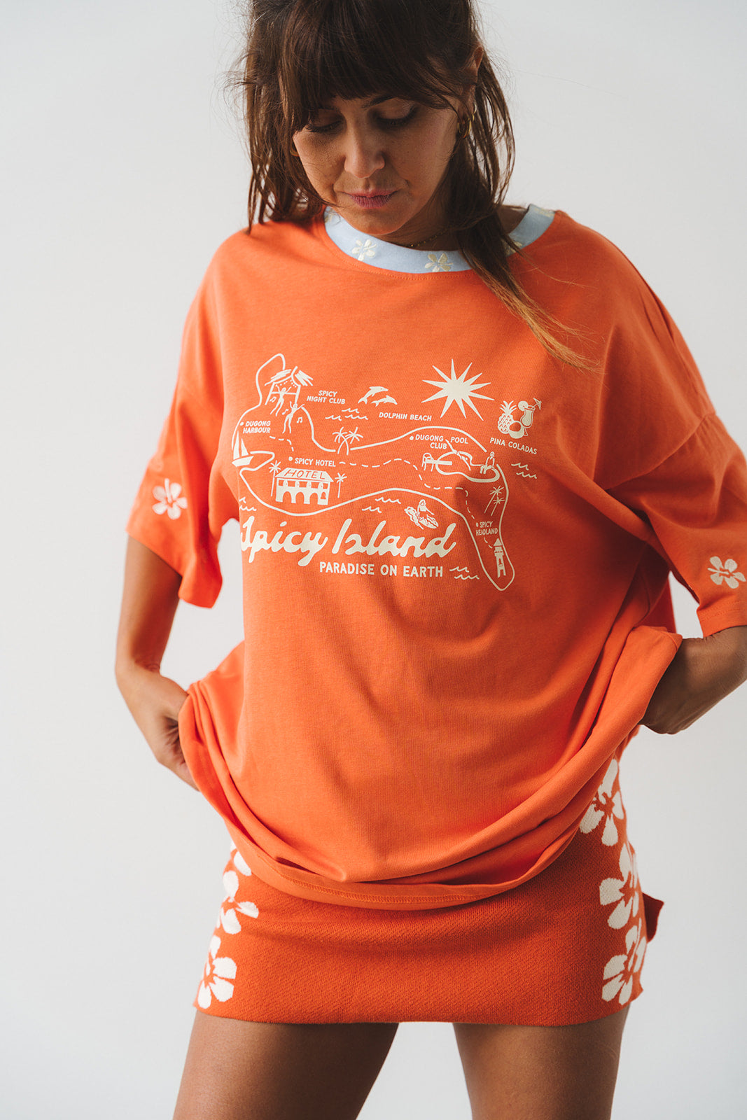 Spicy Dugong Spicy Island Tee Orange