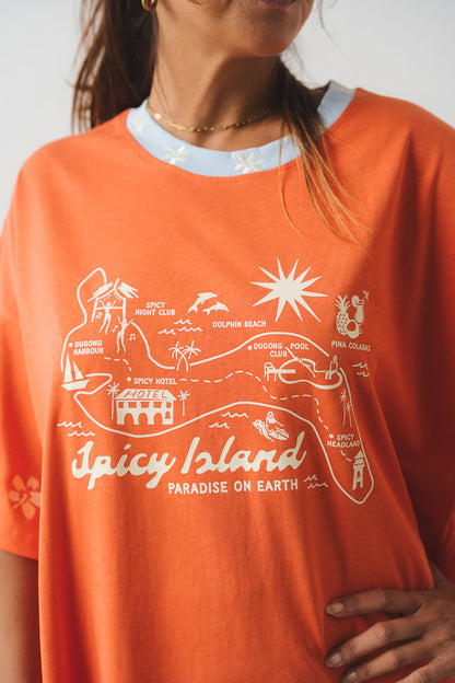 Spicy Dugong Spicy Island Tee Orange