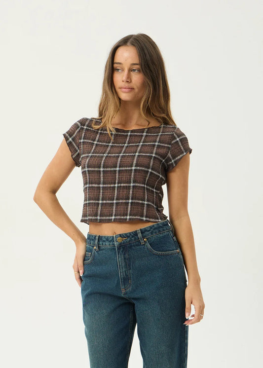 Afends Reverie Seersucker Top