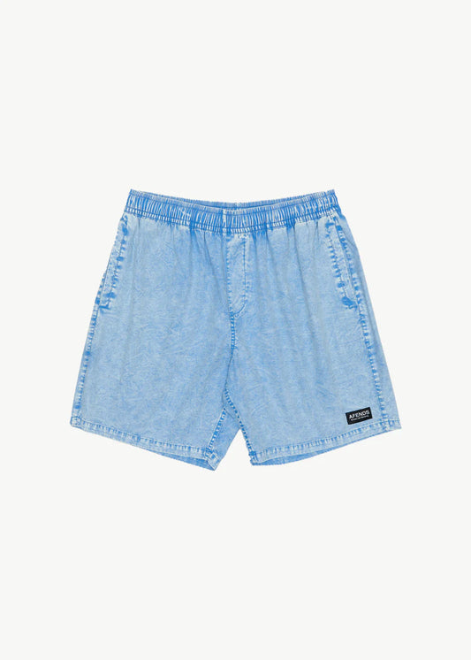 Afends The Dopamine Swim Short 18"- Acid Blue