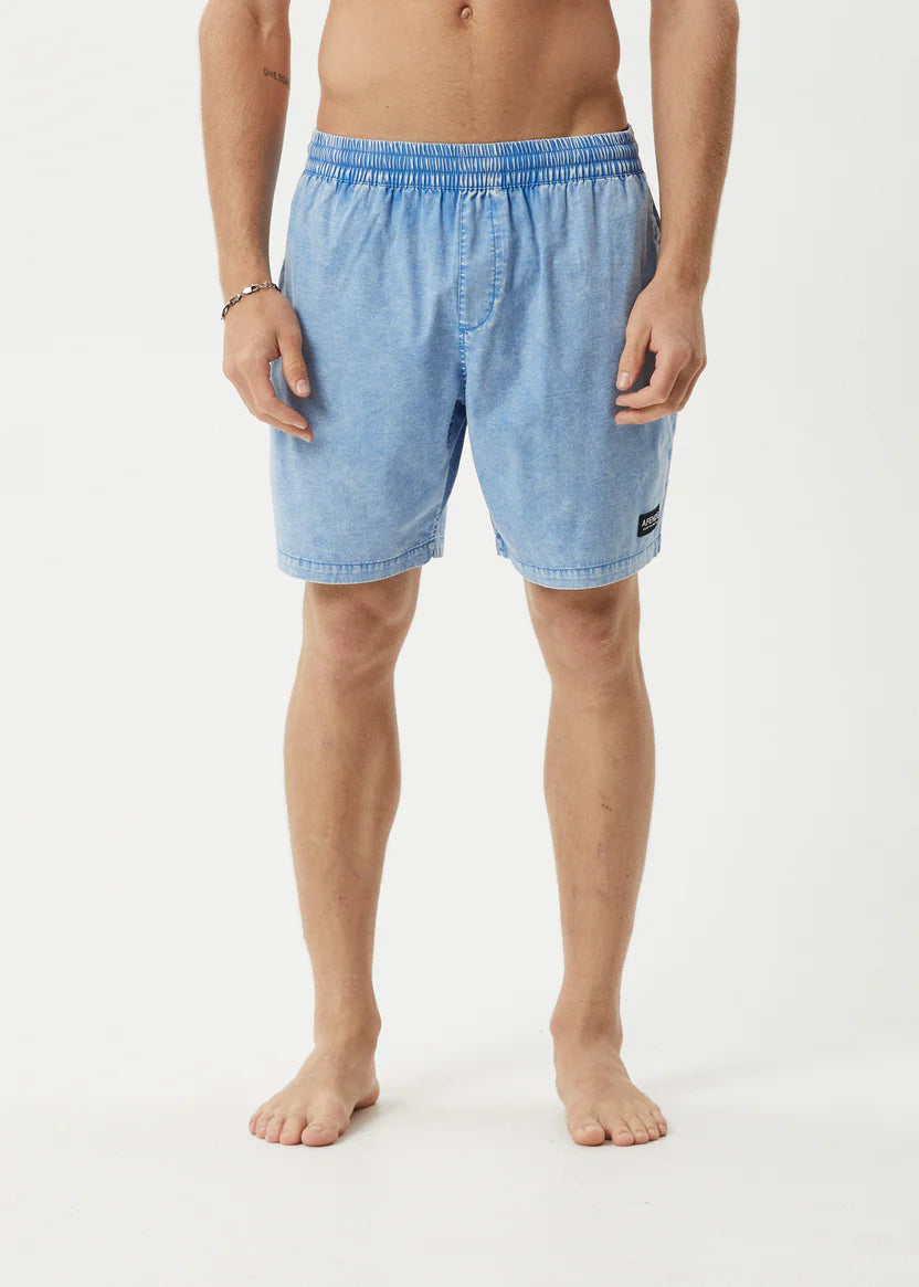 Afends The Dopamine Swim Short 18"- Acid Blue