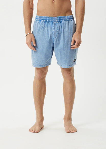 Afends The Dopamine Swim Short 18"- Acid Blue