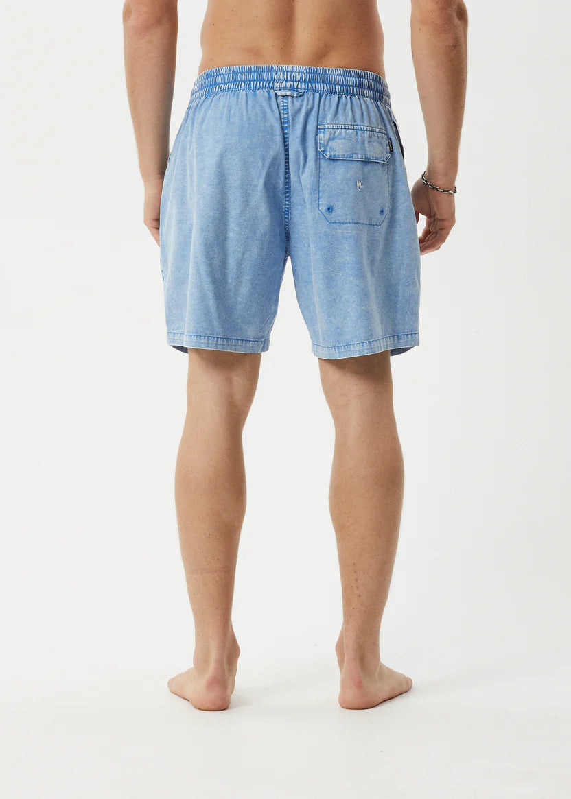 Afends The Dopamine Swim Short 18"- Acid Blue