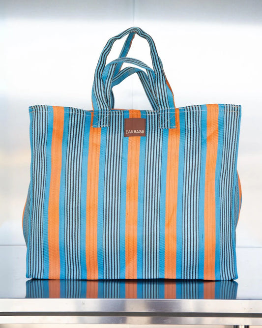 EAU Vacay- Tangerine & Blue
