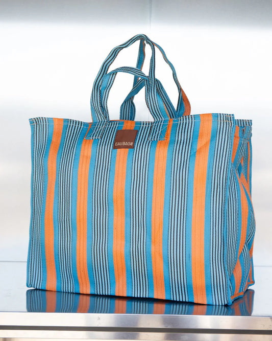 EAU Vacay- Tangerine & Blue