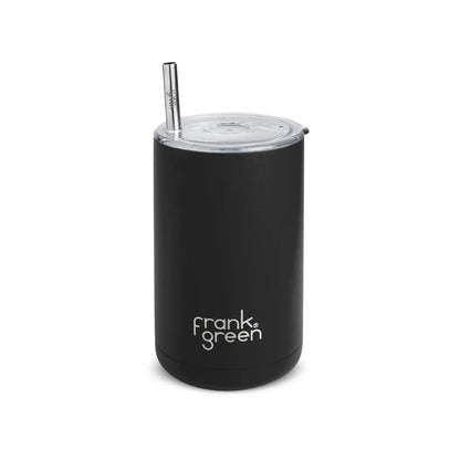 Frank Green Iced Coffee Cup with Straw- Midnight