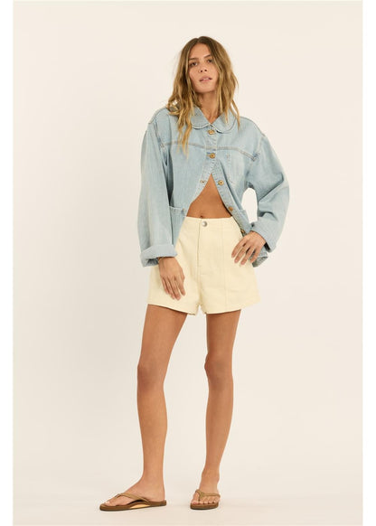 Sisstr Sandy Shores Woven Short Sea Salt