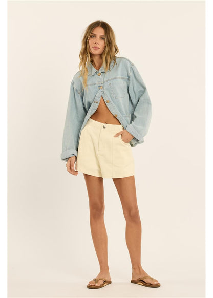 Sisstr Sandy Shores Woven Short Sea Salt