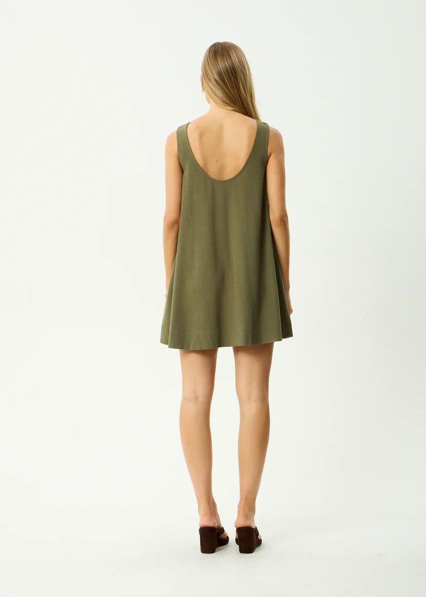 Afends Halle Linen Mini Dress
