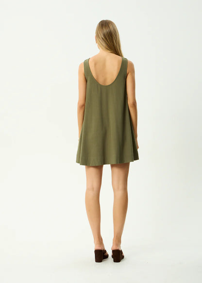 Afends Halle Linen Mini Dress