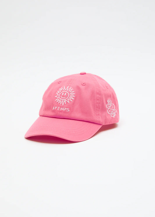 High Panelled Cap Pink