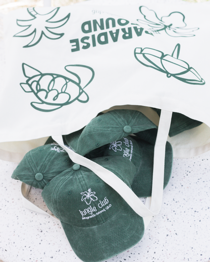 Jungle Club Hibiscus Cap