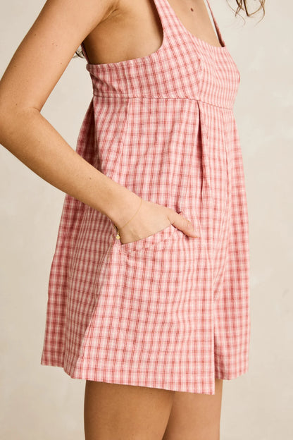Rhythm Kirra Check Romper