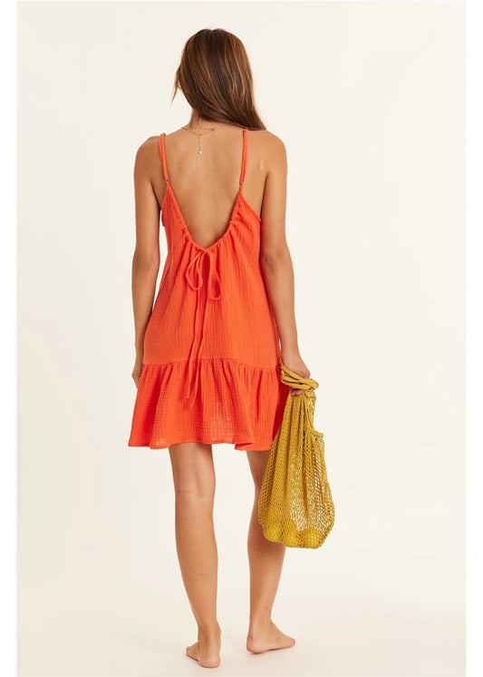 Sisstr Liko Tank Dress Hibiscus