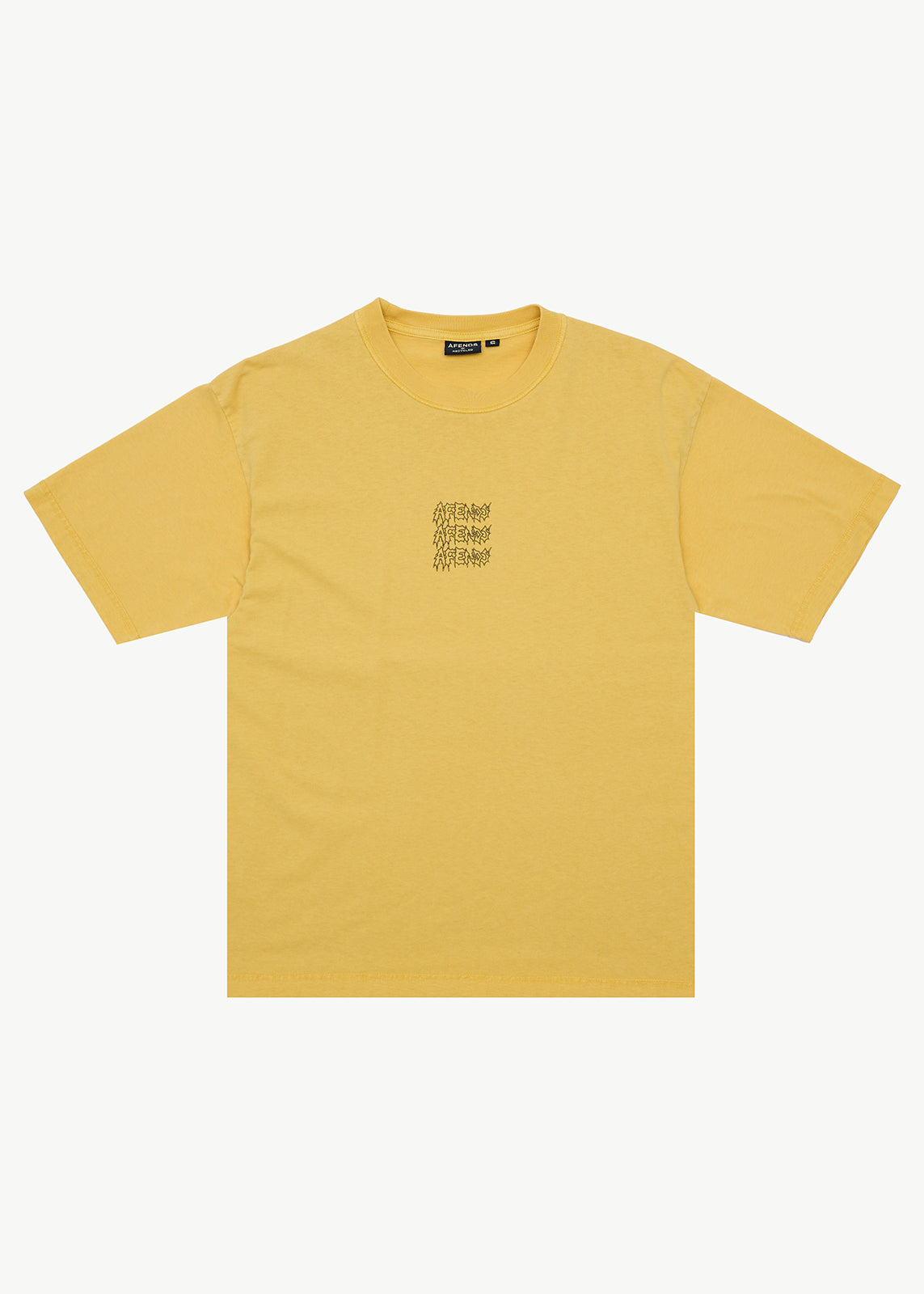Afends Repetition - Boxy Tee Vintage Mango