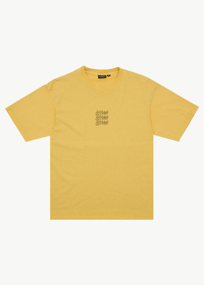Afends Repetition - Boxy Tee Vintage Mango
