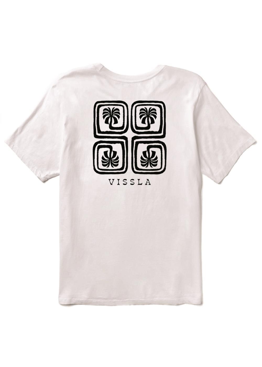 Vissla Lost Coast Swell Vintage SS Tee White