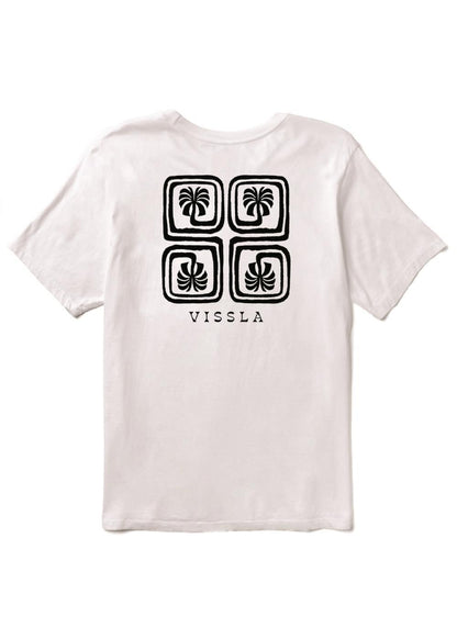 Vissla Lost Coast Swell Vintage SS Tee White