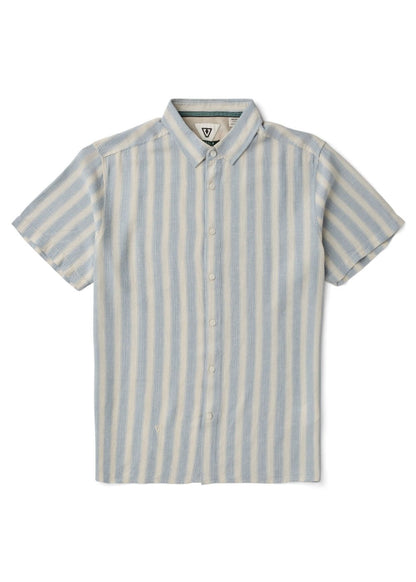 Vissla Grad Stripe SS Shirt Faded Denim