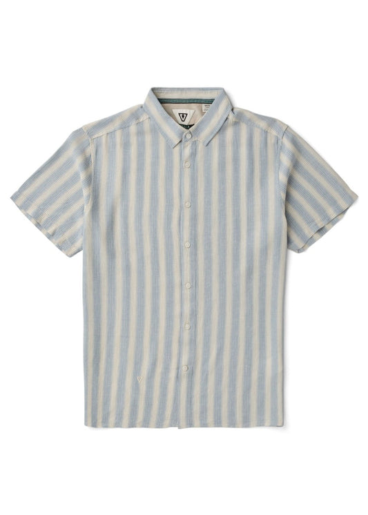 Vissla Grad Stripe SS Shirt Faded Denim