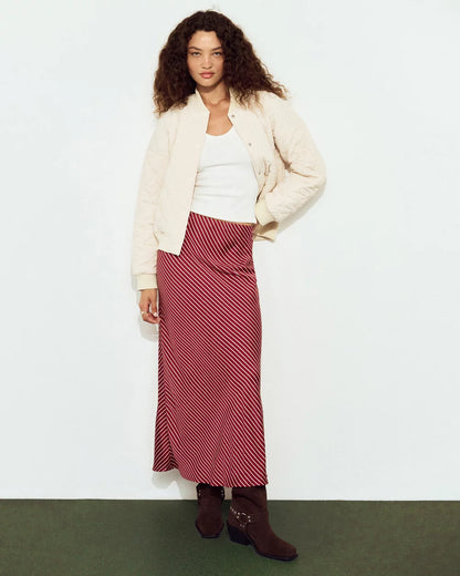MinkPink Leni Bias Midi Skirt