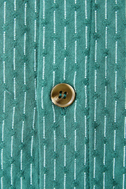 Rhythm Linen Float Stitch SS Shirt Pine