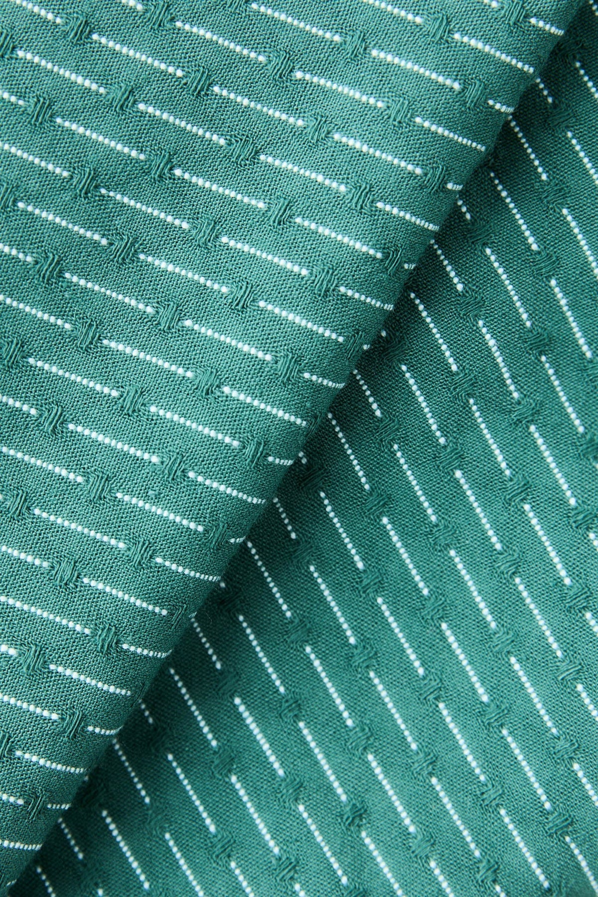 Rhythm Linen Float Stitch SS Shirt Pine