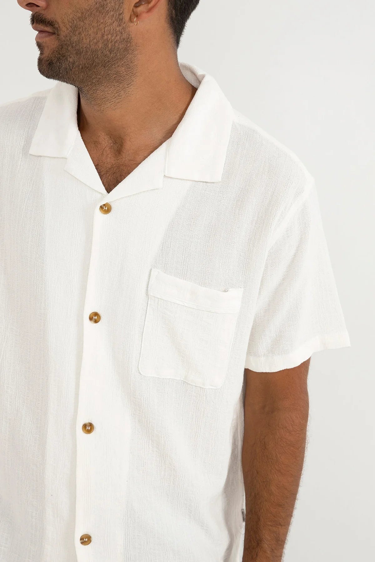 Rhythm Daytona SS Shirt White