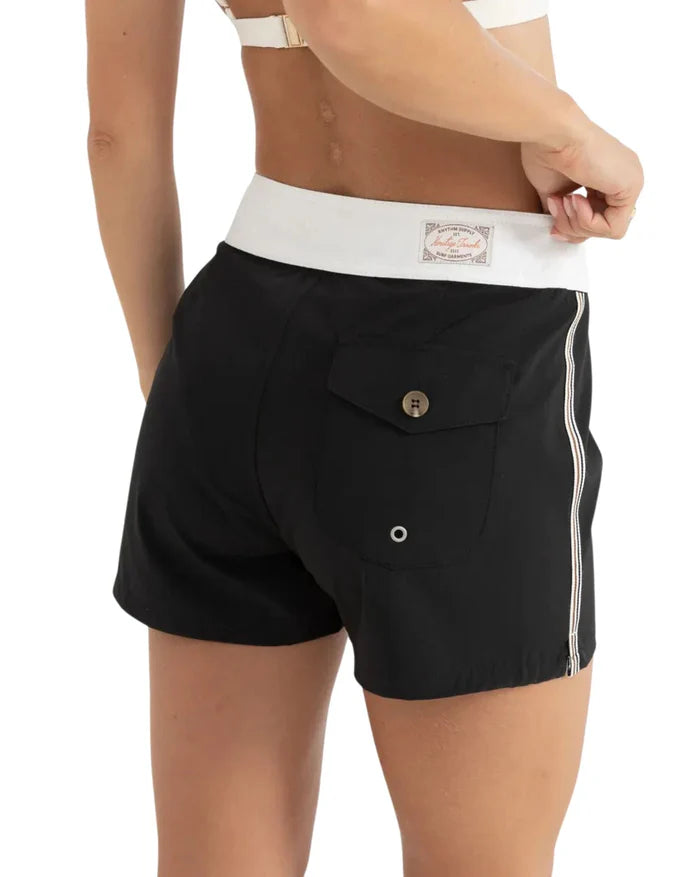 Rhythm Heritage Womens Boardshort Black