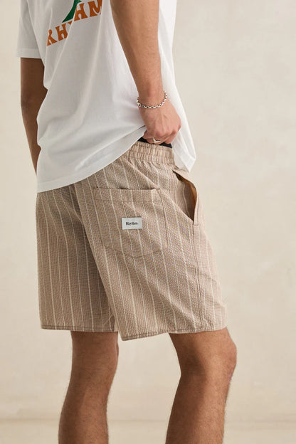Rhythm Seersucker Stripe Jam Cedar