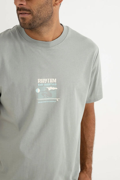 Rhythm Slide Ss T-Shirt Seafoam