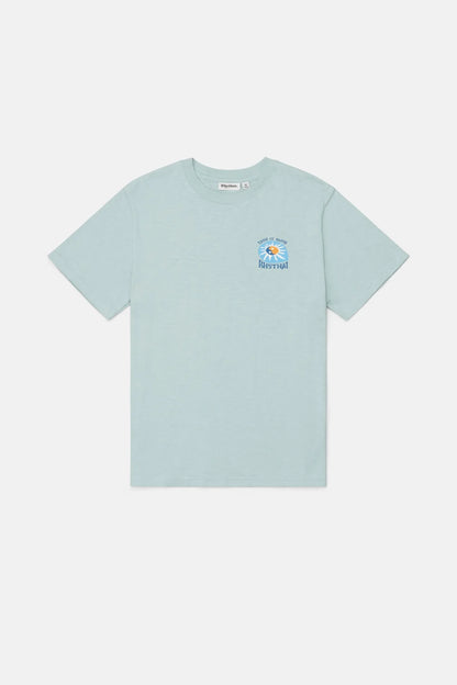 Rhythm Slow Down Slub Ss T-Shirt Mint