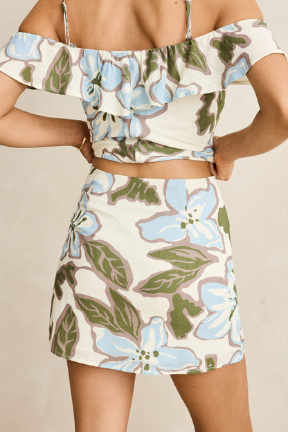 Rhythm Gigi Skirt In Blue