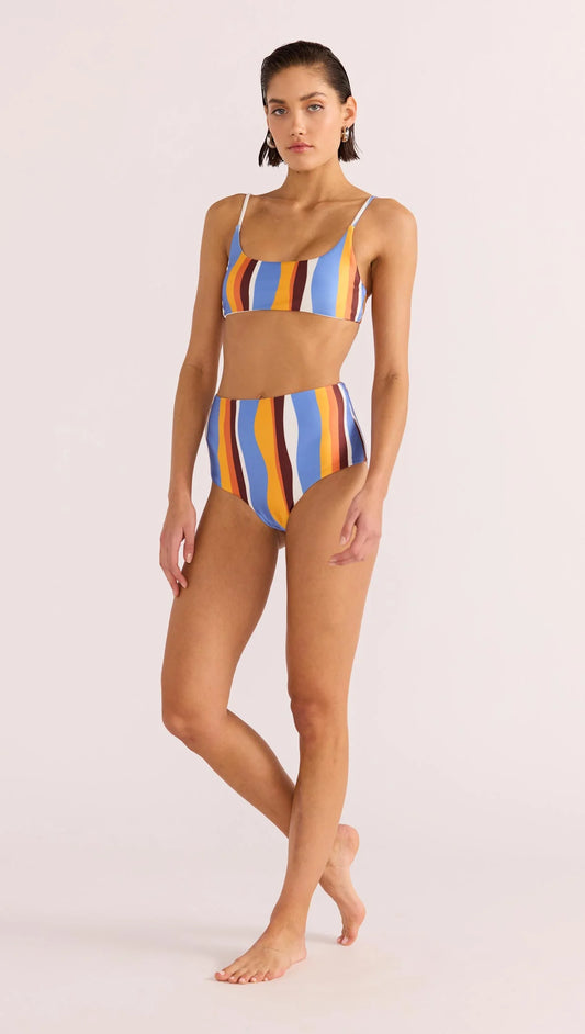 Mink Pink Ripple Ruched Bikini Pant