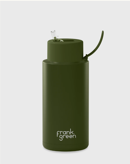 Frank Green Reusable Bottle 34oz- Khaki