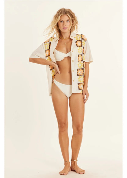 Sisstr In The Fields Short Sleeve Woven Top