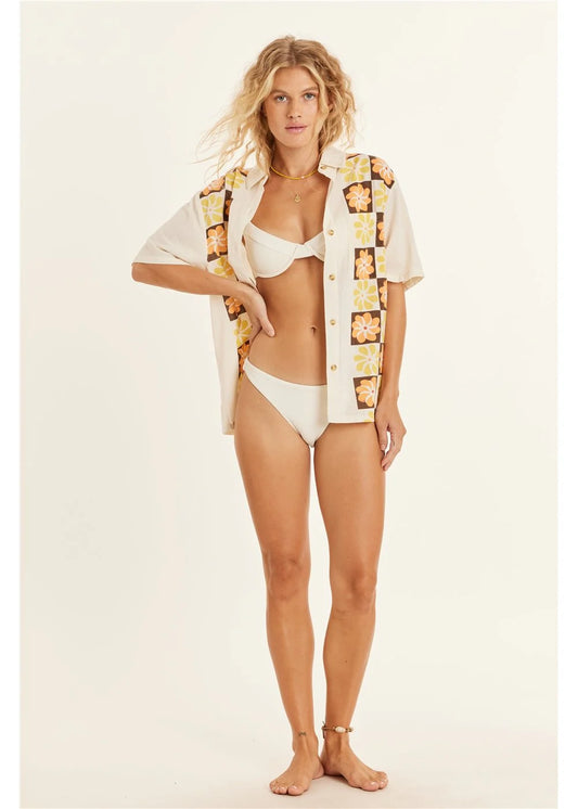 Sisstr In The Fields Short Sleeve Woven Top