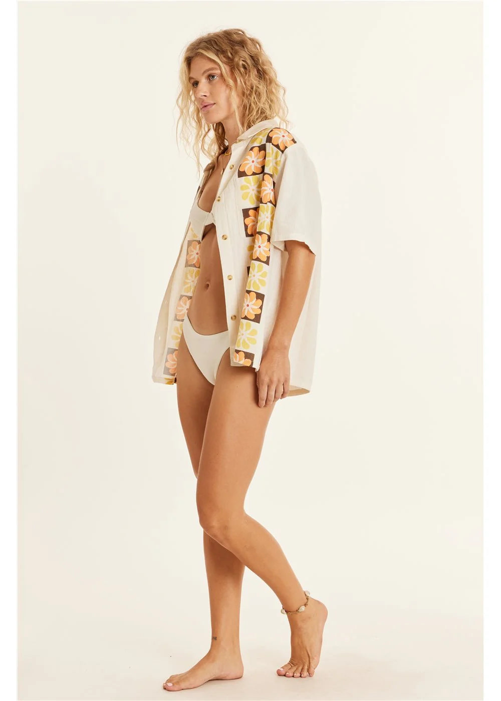 Sisstr In The Fields Short Sleeve Woven Top