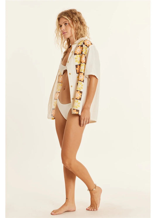 Sisstr In The Fields Short Sleeve Woven Top