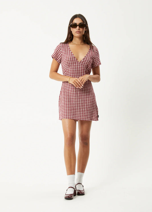 Afends Base Seersucker Mini Dress