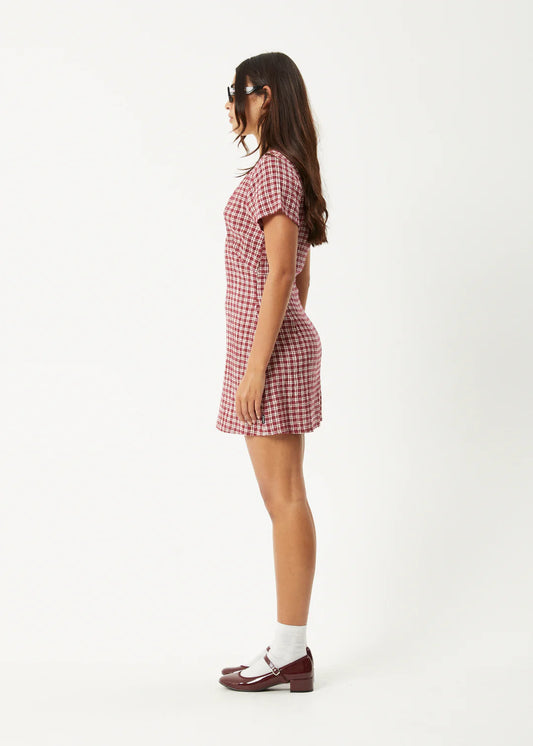 Afends Base Seersucker Mini Dress