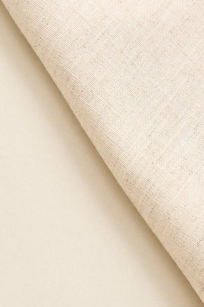 Rhythm Linen Whip Stitch Wide Leg Pant Natural
