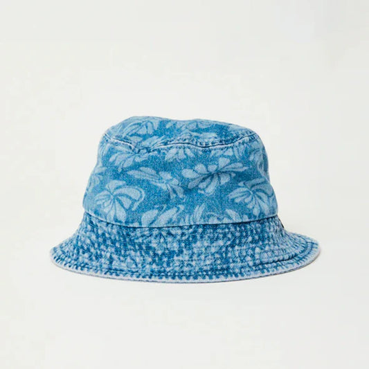 Afends Tagged Denim Bucket Hat