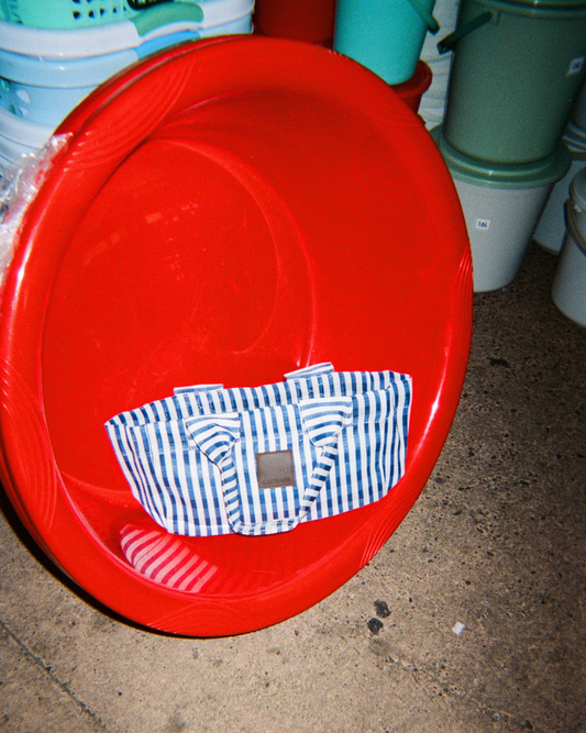 EAU Bags East-West Tote Bleu