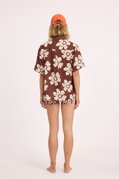Sisstr Harbor Point SS Woven Kona